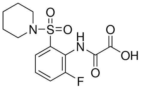 2 Fluoro 6 Piperidine 1 Sulfonyl Anilino Oxo Acetic Acid