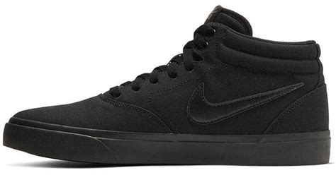 Nike Sb Skateboard Charge Mid Canvas In Black For Men Lyst