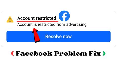 Solved Facebook Account Is Restricted From Advertising Facebook