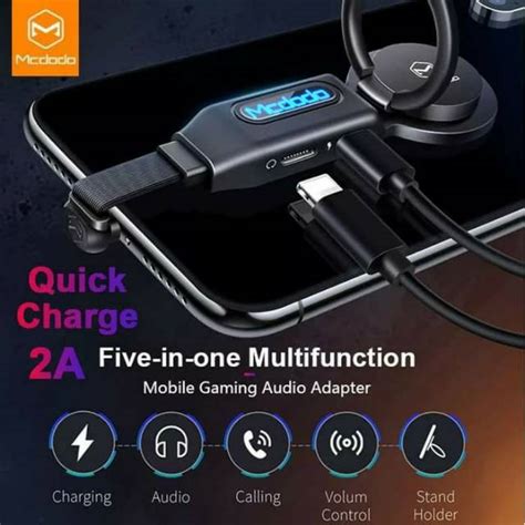 Jual Mcdodo Audio Converter Splitter Iphone Lightning To Dual Lightning