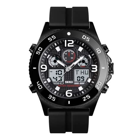 Skmei Digital Analog Dual Time Atm Water Resistant Casual Sport