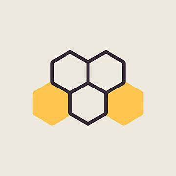 Honeycomb Illustration Design Element Farm Bee Vector Element Farm