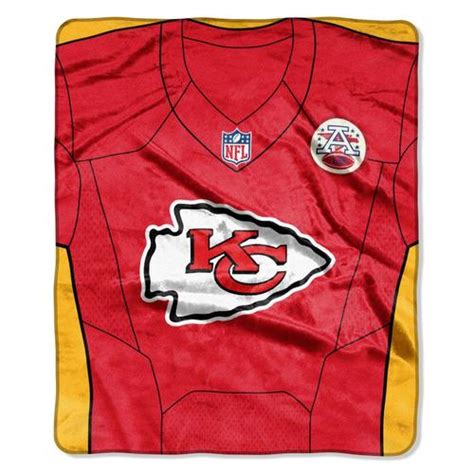 The Northwest Company NFL Chiefs 50x60 Jersey Raschel Throw in the ...