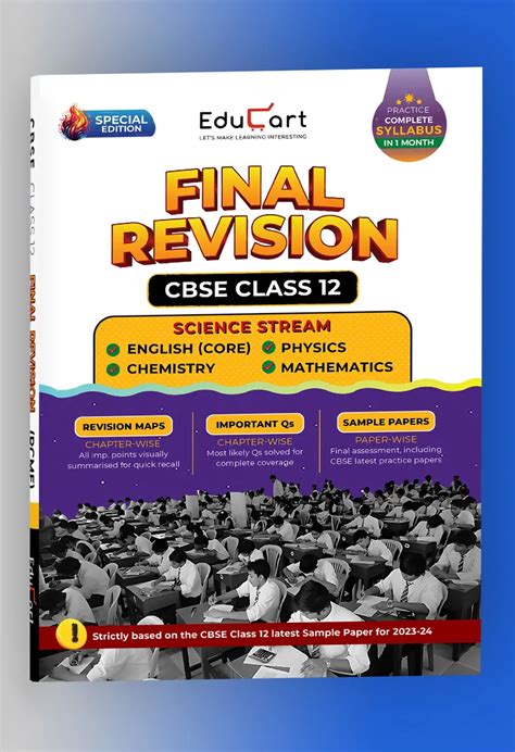 Educart Cbse Class Final Revision Book For Pcm English Core