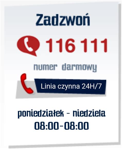 Telefon zaufania dla dzieci i młodzieży