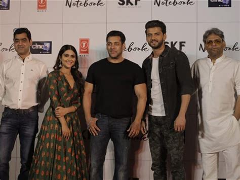 Pictures Salman Khan Launches Notebook Trailer With Newbies Zaheer