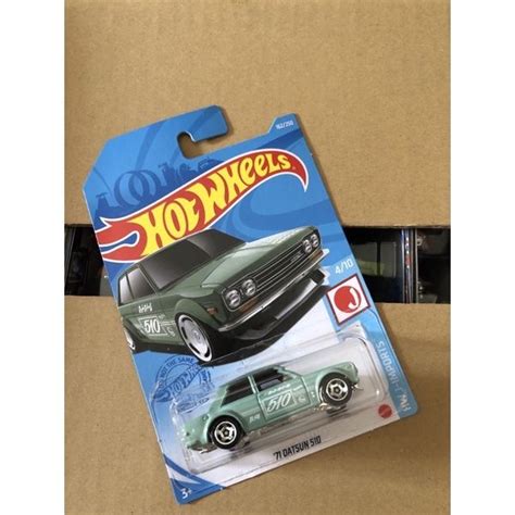 Hot Wheels Mainline Series Datsun 510 Japan Card Lazada