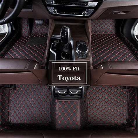 Custom Leather Car Floor Mats For Toyota Corolla Auto Carpet