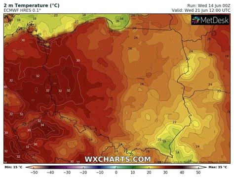 Pot Ny Upa Nadejdzie Do Polski Temperatura Przekroczy C To