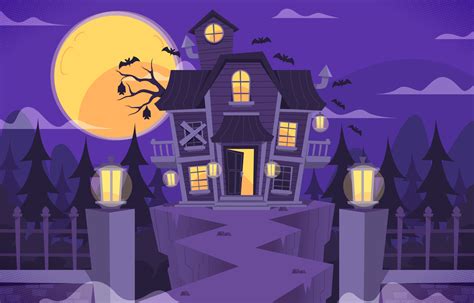 The Haunted Mansion 10866626 Vector Art at Vecteezy