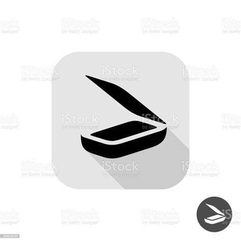 Scanner Symbol Simple Black Scan Icon Stock Illustration - Download ...