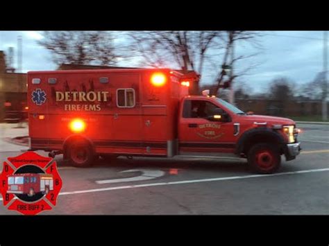 Detroit Fire Ems Medic Responding Priority Medical Youtube