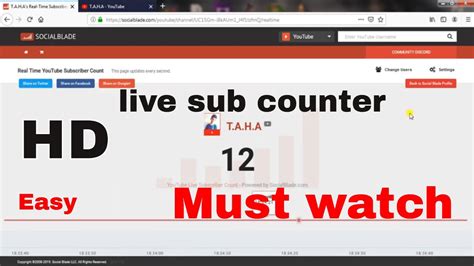 How To See Your Live Subscribers Counter Easy Youtube