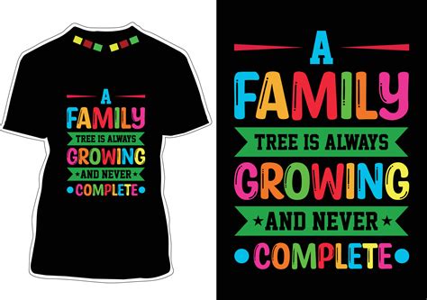 Family Quotes T-shirt Design 15259200 Vector Art at Vecteezy