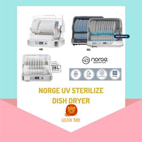 Jual Norge 4in1 Table Top UV Dish Dryer Sterilizer Alat Makan