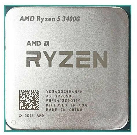 Процессор AMD Ryzen 5 3400G AM4, 4 x 4200 МГц, OEM — купить в интернет ...