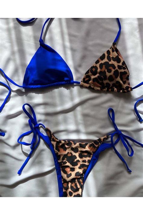 Nuri Giyim Leopa Ift Renk Bikini Tak M Fiyat Yorumlar Trendyol