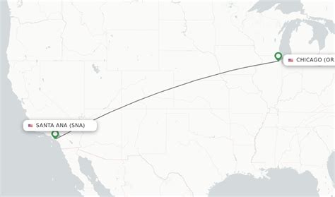 Direct Non Stop Flights From Santa Ana To Chicago Schedules