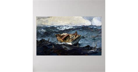 Winslow Homer The Gulf Stream Poster | Zazzle