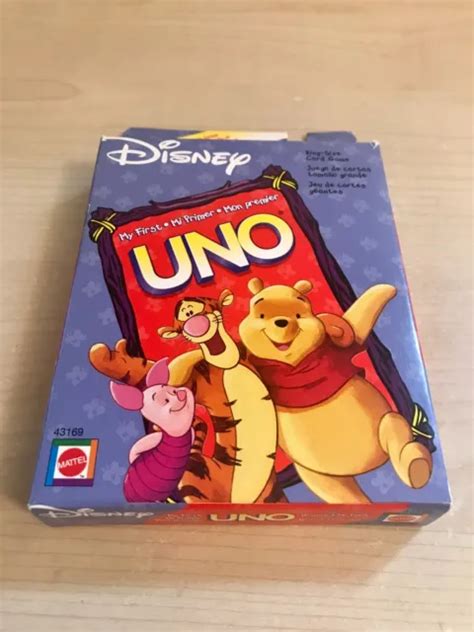 Mattel Disney Winnie The Pooh My First Uno Card Game Years