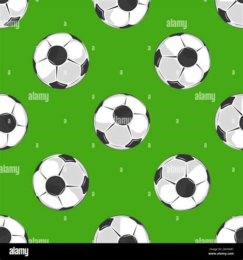 Soccer ball pattern background. Sport backdrop for football, vector ...