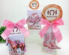 Kit Personalizado Classico Cowgirl Boiadeira Itens Elo