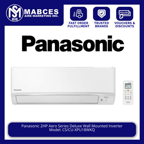 Panasonic Hp Aero Series Deluxe Inverter Split Type Aircon Cs Cu