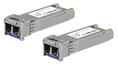Transceptor Ubiquiti UFiber Módulo SFP+ 10G UACC-OM-SM-10G-D-2