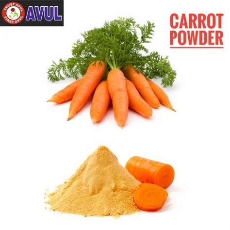 Red Dehydrated Carrot Powder Packaging Type Poly Bag Packaging Size