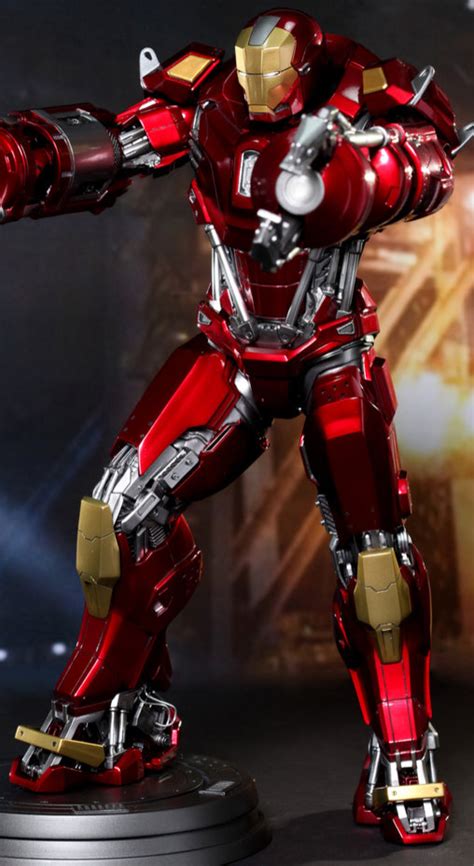 Iron Man Iron Man Mark Xxxv Red Snapper Figur Hot Toys Spaceart
