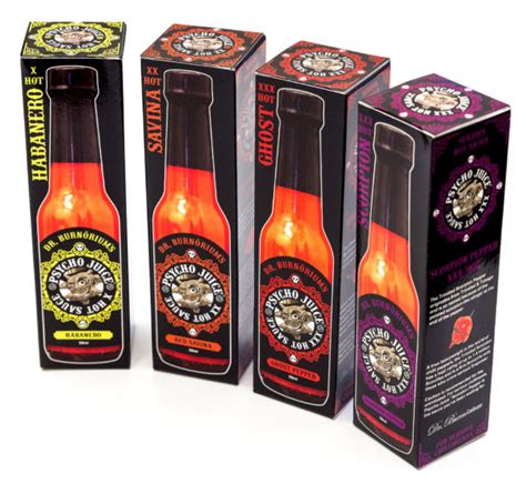Psycho Juice Mini Four Pack X Ml Bottles Dr Burn Riums Hot