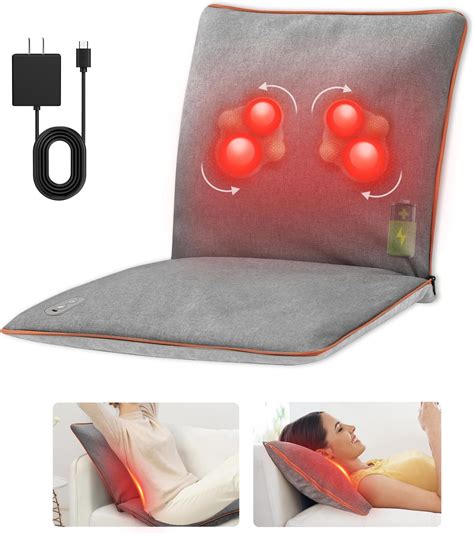 Amazon Comfier Rechargeable Back Massage Pad For Back Deep Tissue