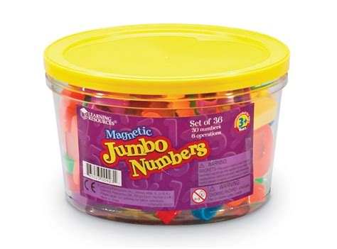 Learning Resources Jumbo Magnetic Numbers - WordUnited