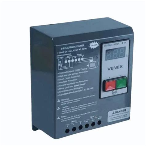 Fully Automatic Venex Tps Phase Digital Motor Starter For Hp