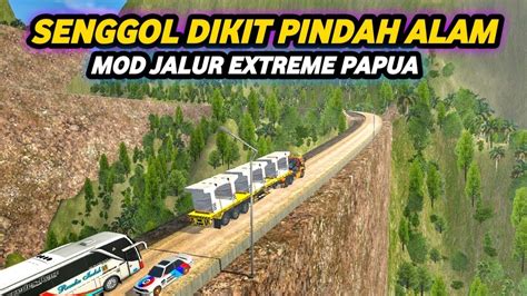 Mod Map Paling Extreme Di Bussid Mod Map Jalan Tanah Extreme Youtube