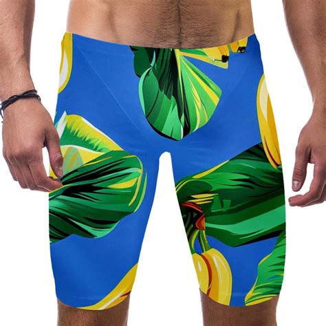 Mens Swim Briefs Mens Athletic Swimwear Briefs Modern Cartoon