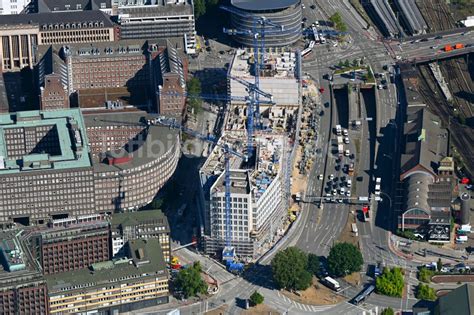 Hamburg Aus Der Vogelperspektive Neubau Eines Wohn Und Gesch Ftshaus