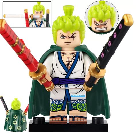 Roronoa Zoro Japan One Piece Custom Printed Lego Compatible Minifigure ...