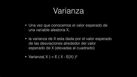 Probabilidad Variables Aleatorias Discretas Valor Esperado Varianza