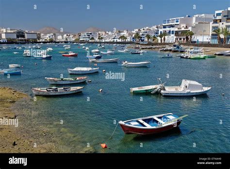 Waterfront of Arrecife, Lanzarote, Spain Stock Photo - Alamy