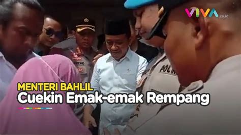 Tak Buka Diskusi Menteri Bahlil Cuekin Emak Emak Yang Memohon Berdialog