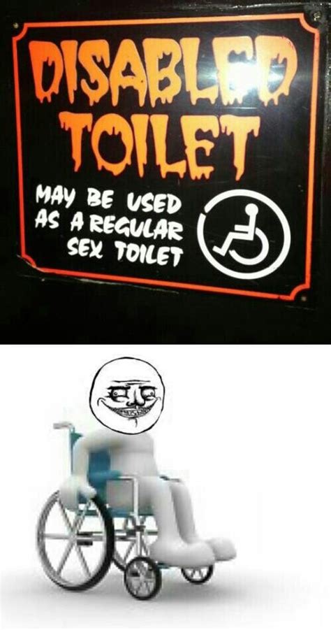 Rules For Using Disabled Toilets Meme Subido Por Rubysaurus Memedroid