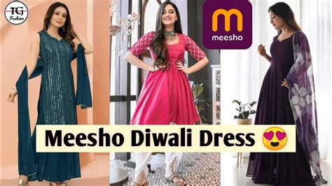 Meesho Diwali Dress Diwali Dress Haul Meesho Meesho Festive Wear