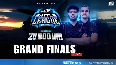 BGMI BATTLE LEAGUE S1 PRIZE POOL 20 000 INR GRAND FINALS LIVE