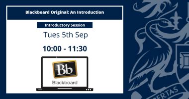 Blackboard Original: An Introduction – Digital Education