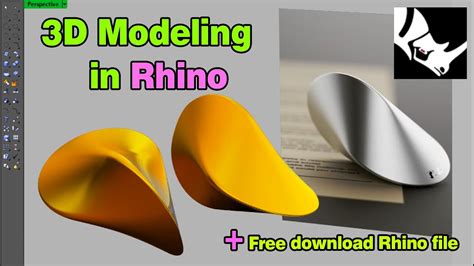 Rhino 3d Tutorial 3d Modeling Product Design Industriedesign Youtube