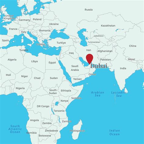 dubai on a map of the world 4