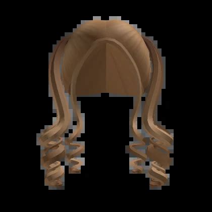 Cute Curly Front Pigtails In Caramel Roblox Item Rolimon S