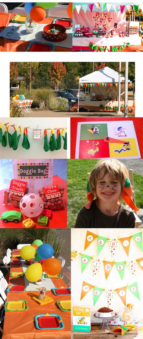 My son's Go, Dog. Go! party. | 1st birthday parties, Dog party, Birthday fun