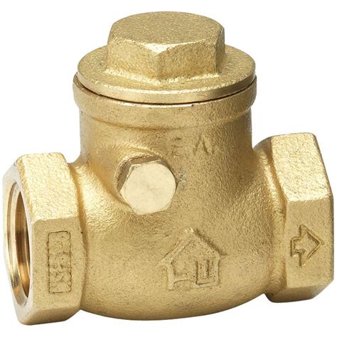 Homewerks Worldwide In Lead Free Brass Fpt X Fpt Swing Check Valve